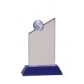  CRY536  Crystal Globe and Blue Base